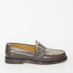 Gucci Men's GG Buckle Loafers Shoes New With Box Size 6